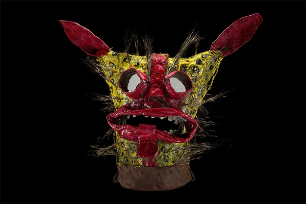 Mascara Tecuani en el museo nacional